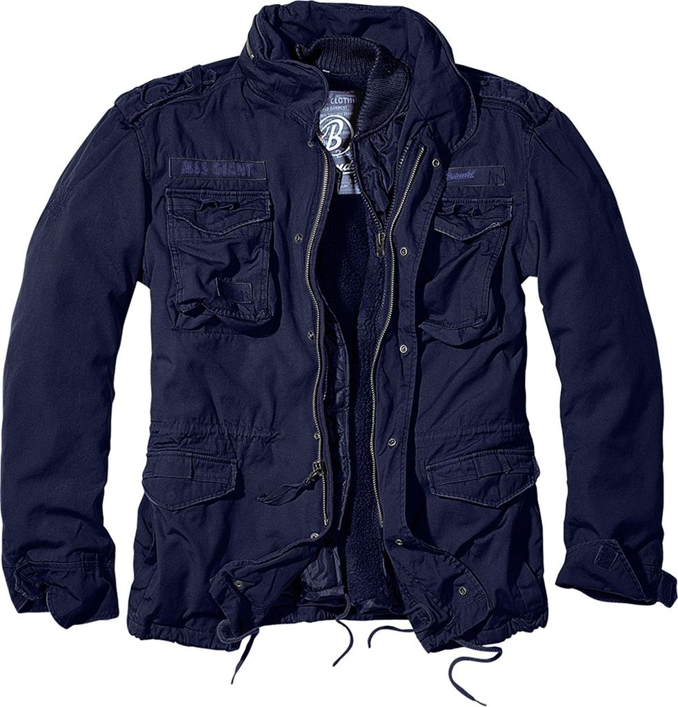 Build Your Brand - "M65 Giant" Jacke für Herren RW8143 (S) (Marineblau)