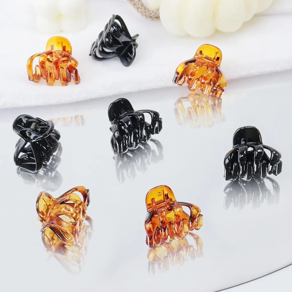 Set 14 Mollette Capelli Kavya 4cm - Accessori Styling Polipo Professionali - 7