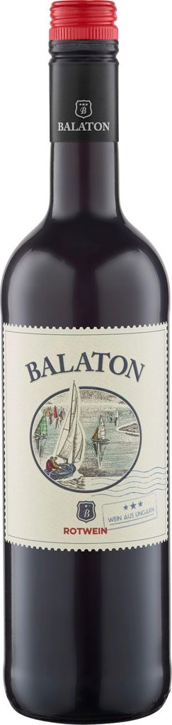 Balaton rot halbtrocken Balatonboglari Rotwein rubinrot Produktbild 