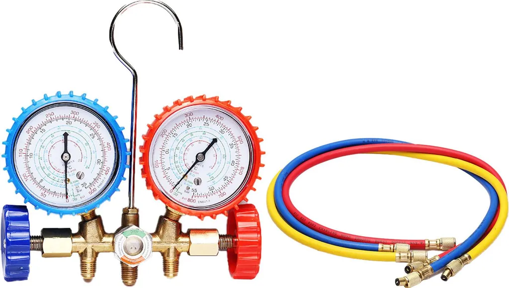 Manomètre de Distribution AC et Kit d'Entretien Climatisation Fluorure - 3