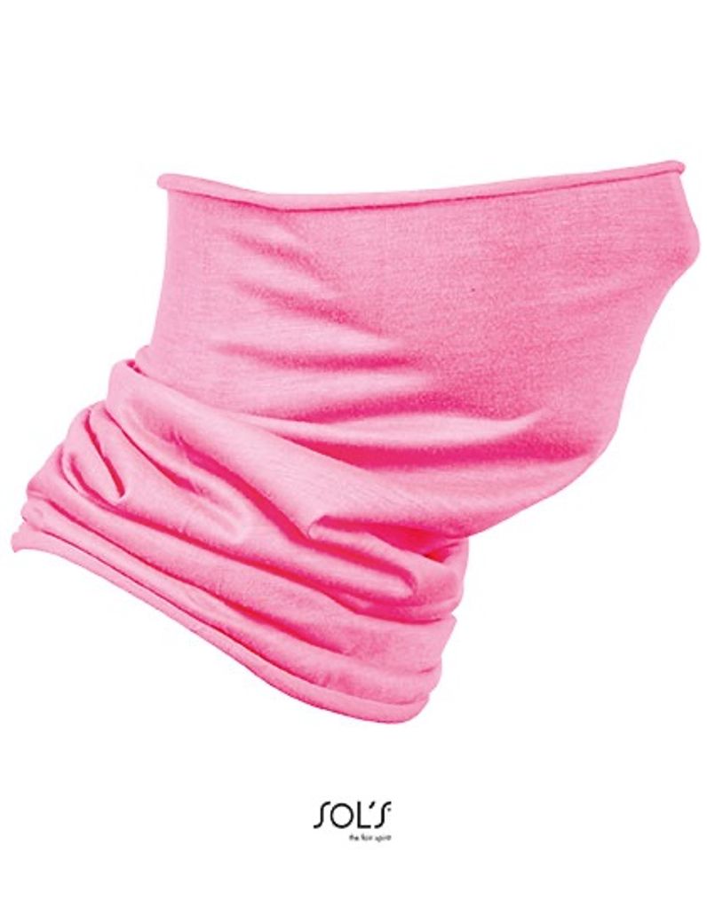 SOLs 03094 | Multifunctional Neck Warmer Bolt - Farbe: Neon Pink - Größe: 25 x 50 cm