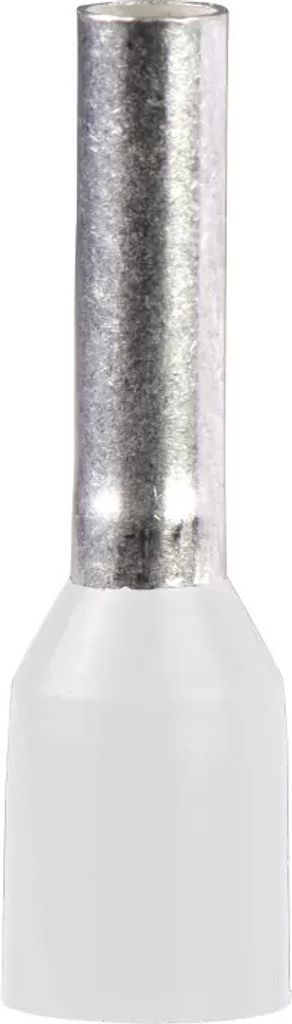 Schneider Electric DZ5CE005D, Aderendhülse, Gerade, Weiß, Kupfer, Kunststoff, 0,5 mm², 3,1 mm