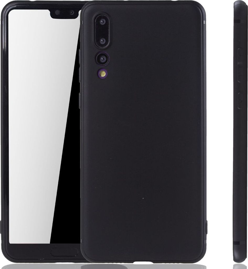 Huawei P20 Pro Handyhülle Schutzcase Backcover Tasche Hülle Case Etuis Schwarz