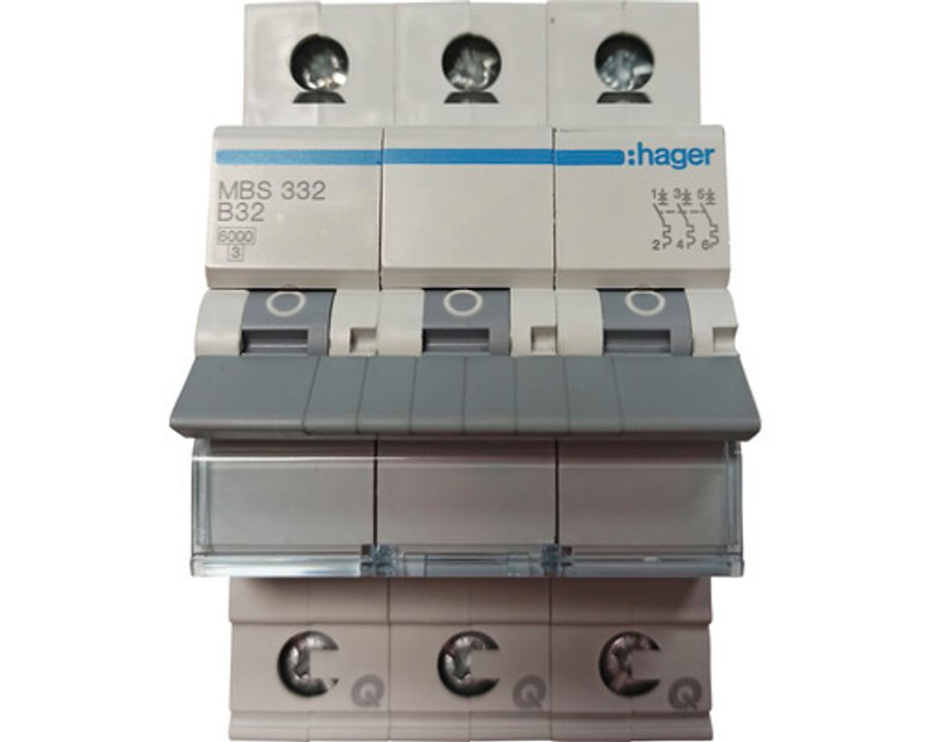 Hager MBS332, Typ B Obrázok produktu 