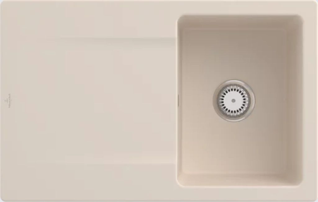 Villeroy & Boch Keramikspüle 333401FU, Siluet 45 Einbauspüle - inkl.