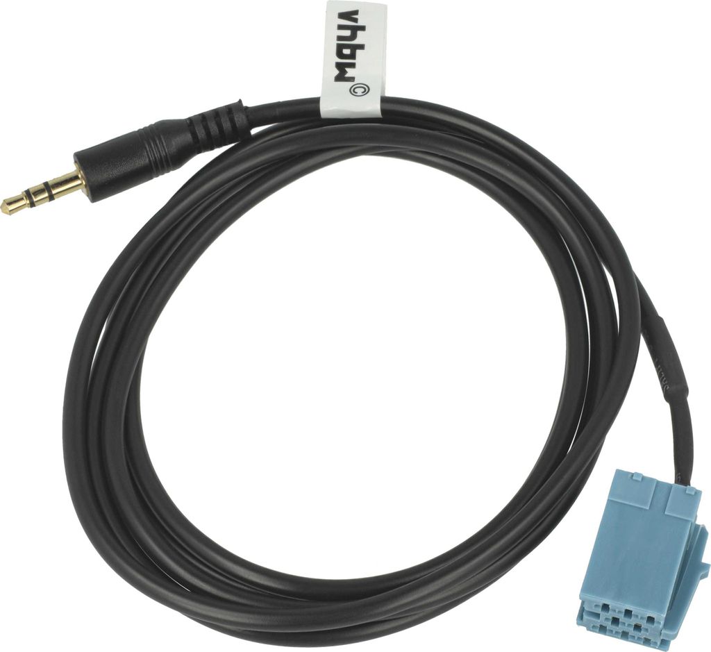 vhbw AUX Audio Adapter Kabel KFZ Radio (120 cm) kompatibel Produktbild 