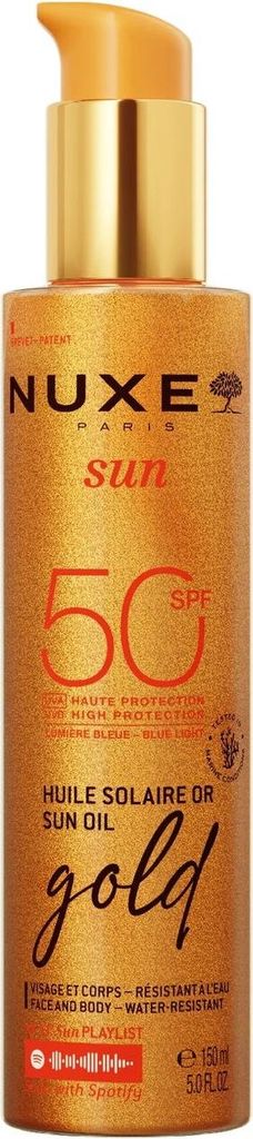 Nuxe Sun High Protection Gold Sun Oil SPF50