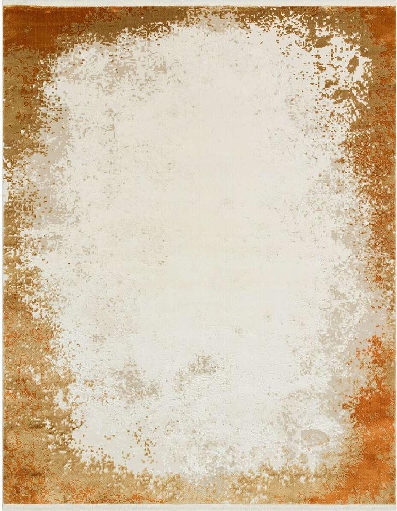 Moderner abstrakter Teppich beige terra 160x230