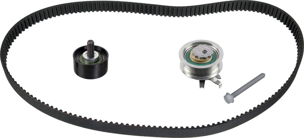 FEBI BILSTEIN 187721 Zahnriemensatz + Spannrolle + Umlenkrolle für VW Golf VII Schrägheck (5G1, BQ1, BE1, BE2) 163-Zähne