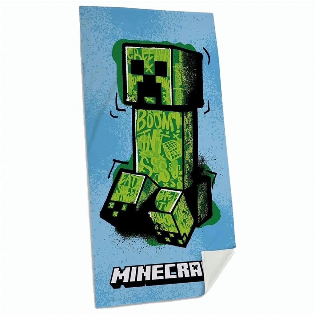 Minecraft Strandtuch aus Baumwolle Produktbild 