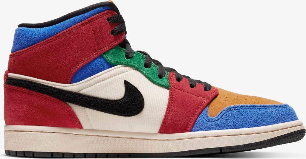 Nike Air Jordan 1 Mid SE Fearless "Blue the Great", CU2805-100, Größe: 40