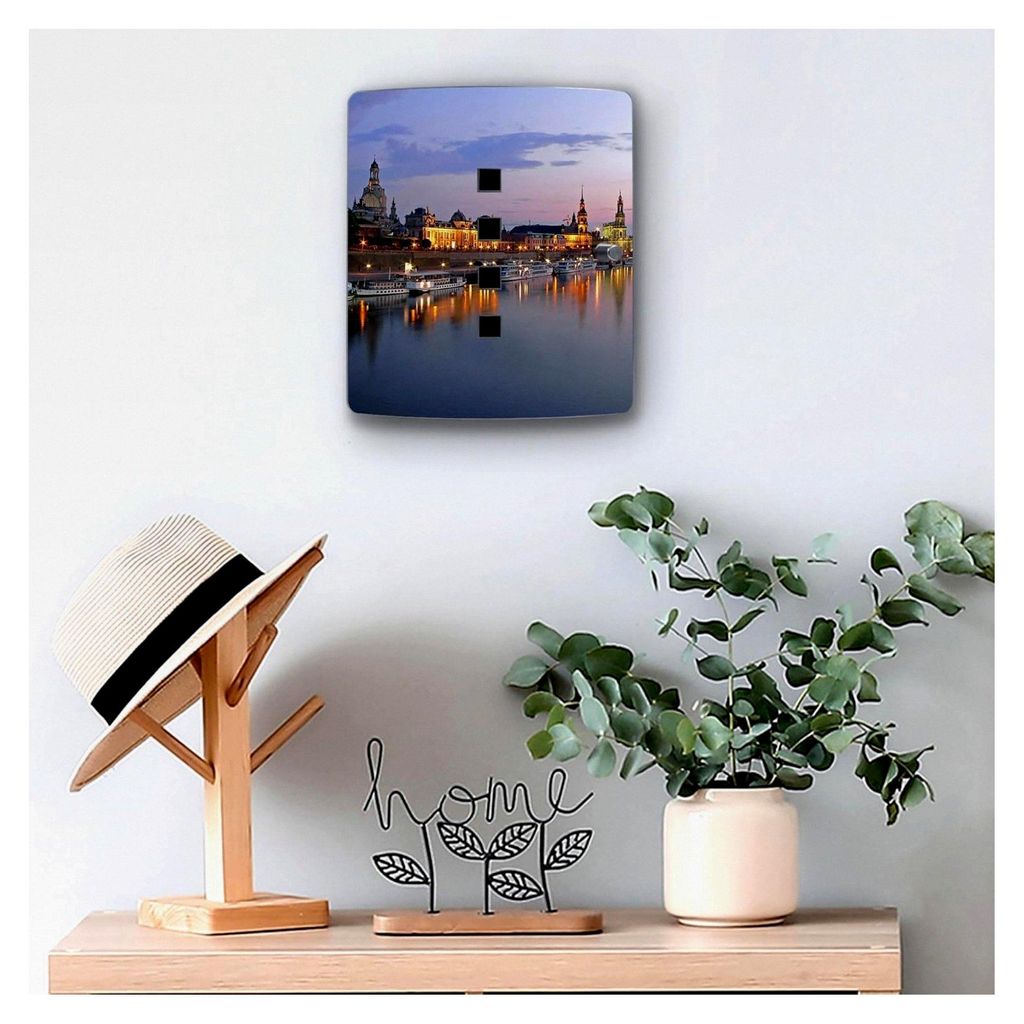 Design Schlüsselkasten aus Edelstahl für 10 Schlüssel - Schlüsselschrank zur Aufbewahrung von Schlüsseln 24 x 21,5 x 7 cm mit praktischem Magn...