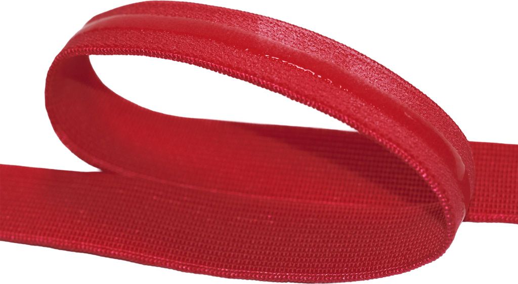 Gummilitze mit Silikonstreifen 10m x 10mm Gummiband elastisches Band rutschfest
