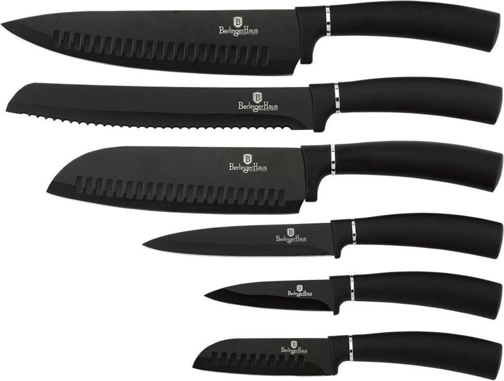 VařeníBerlinger Haus sada nožů 6 Ele. Black Silver BH2383 Obrázek produktu 