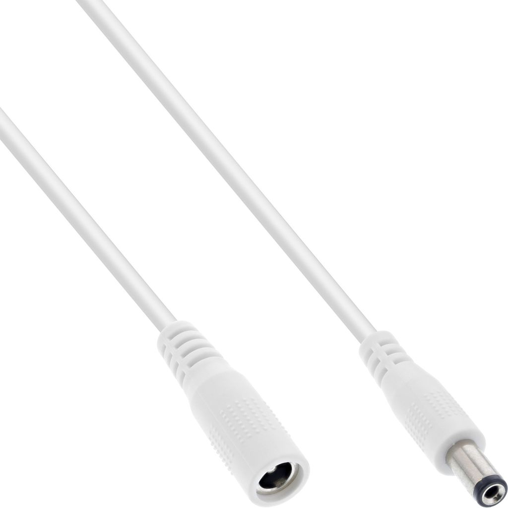InLine DC Verlängerungskabel, DC Stecker/Buchse 5,5x2,1mm, Produktbild 