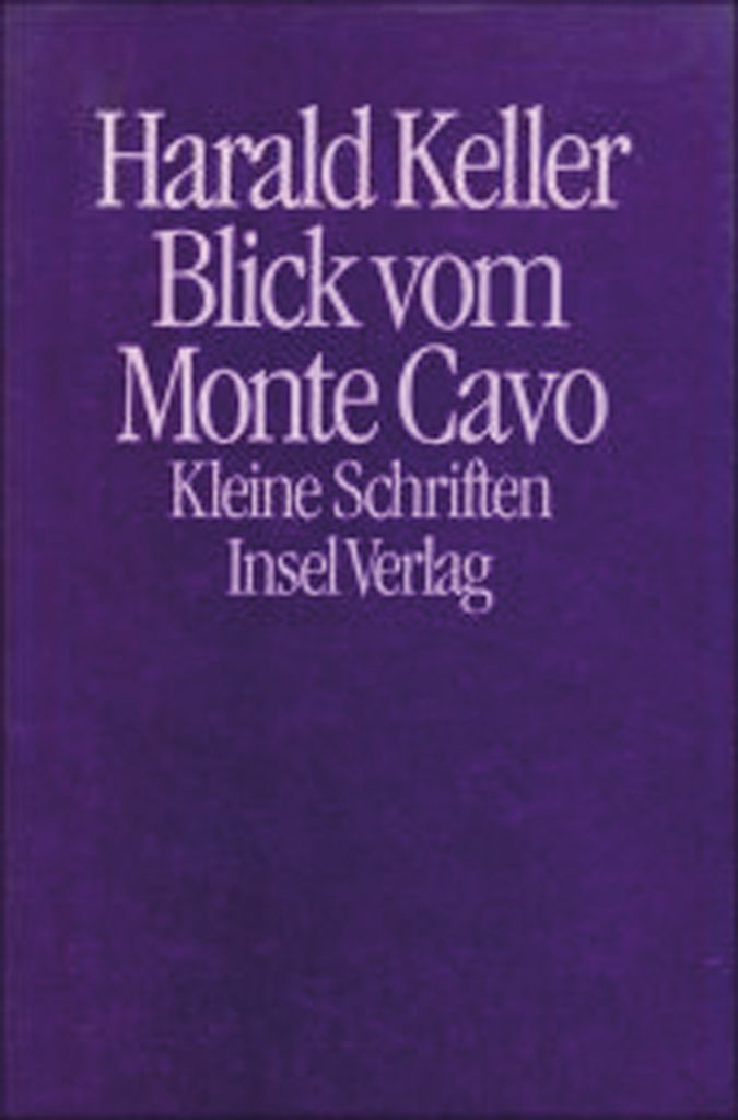 Blick vom Monte Cavo: Kleine Schriften