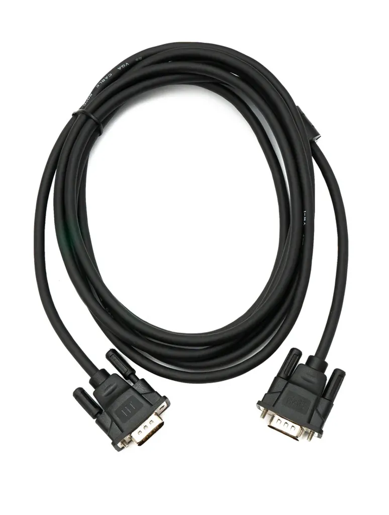 Cavo VGA 3m SYSTEM-S con Viti per Montaggio a Pannello HD15 Maschio