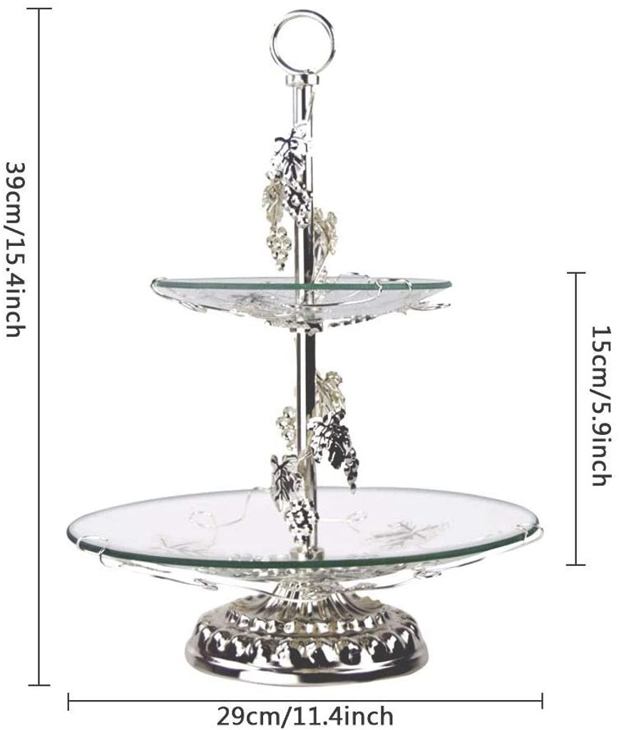 Keramik Obstschale Mit Fuß - 25cm Servierteller Für Küche & Party