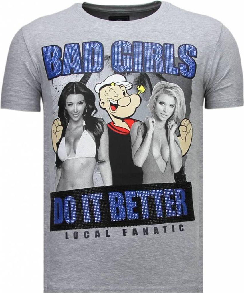Bad Girls Do It Better Strass T - M
