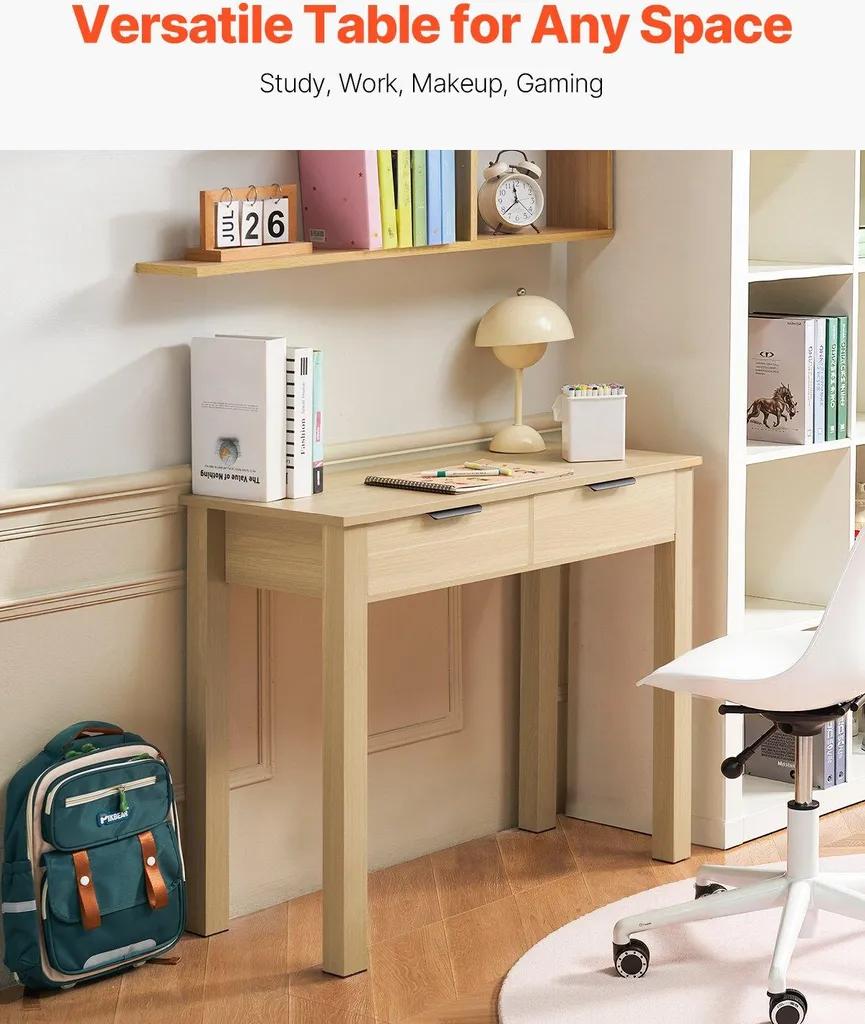 Petit bureau gain de place avec rangement pour chambre et studio