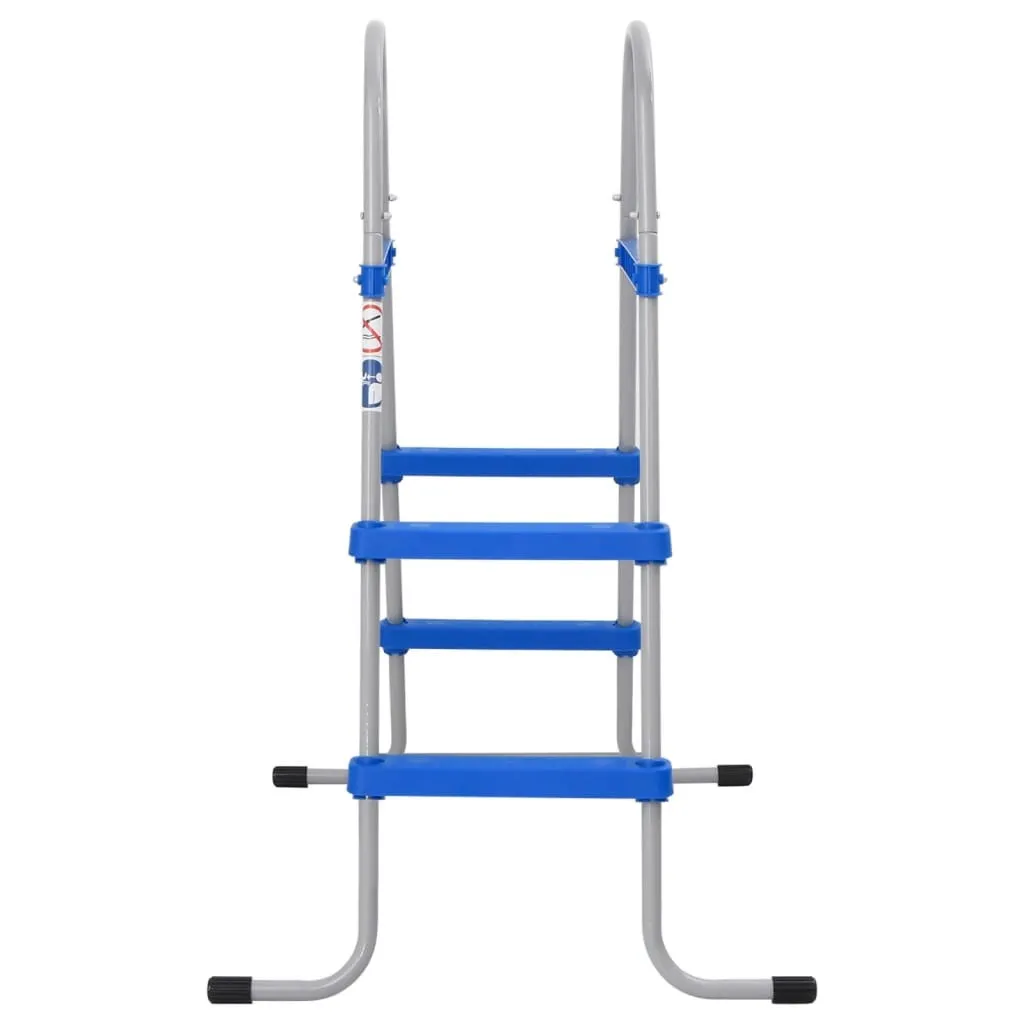 Accès facile piscine hors sol 84 cm avec cette échelle double pratique
