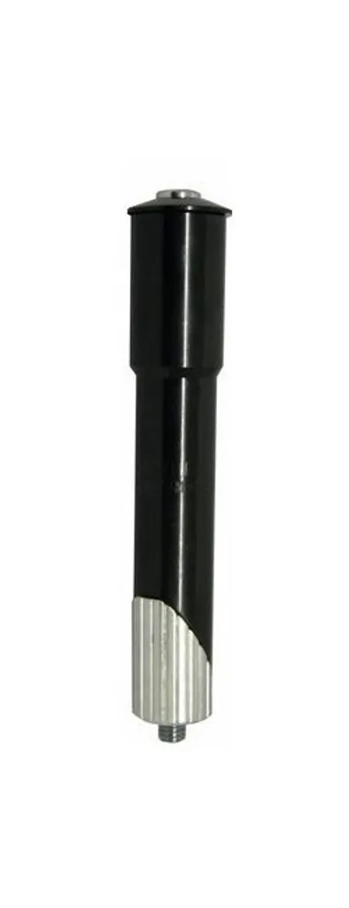 Adaptateur potence noir 22,2mm robuste en aluminium de 140 mm long