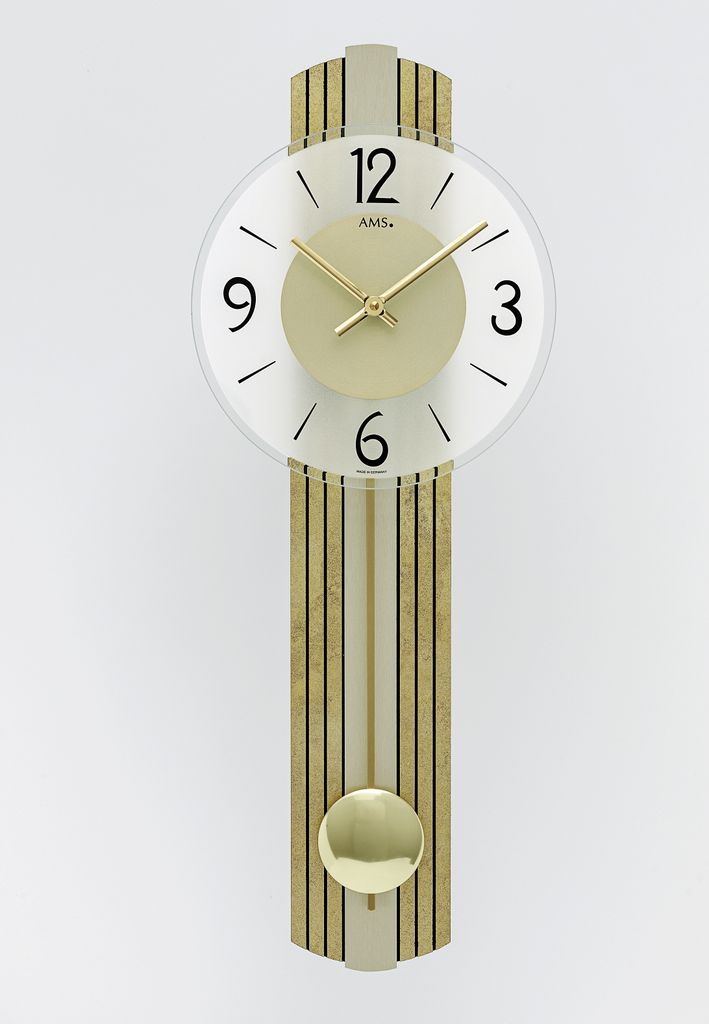AMS 7487 Wanduhr Pendeluhren Design