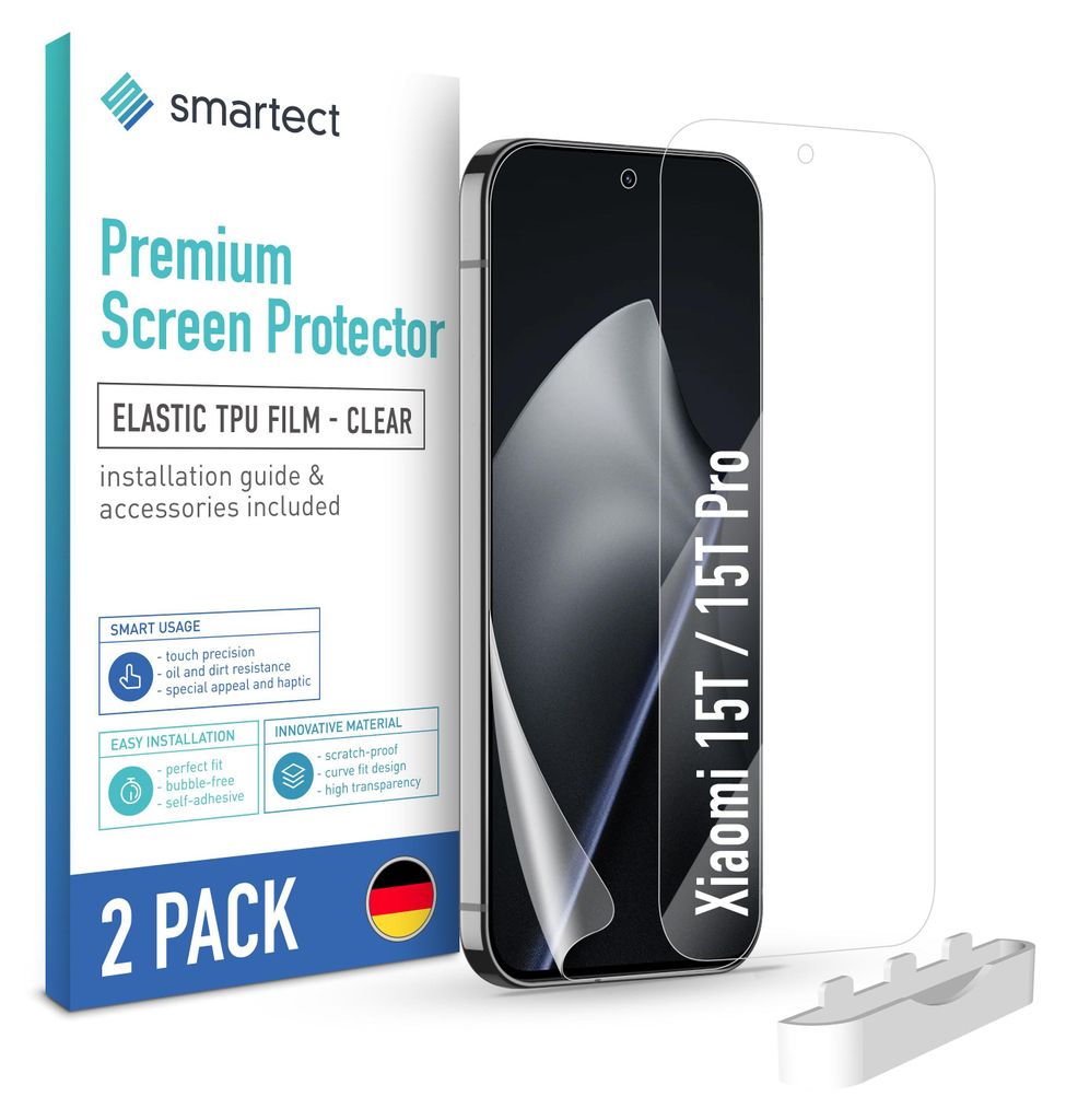 2x TPU Schutzfolie Klar für Xiaomi 15T / 15T Pro Produktbild 