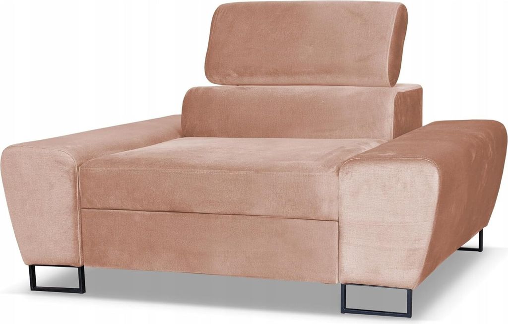 Family Meble Sessel Bosso Relaxsessel Fernsehsessel Bequemer Sessel aus Velours Loungesessel Ruhesessel Für Wohnzimmer Schlafzimmer Büro (Monolit...