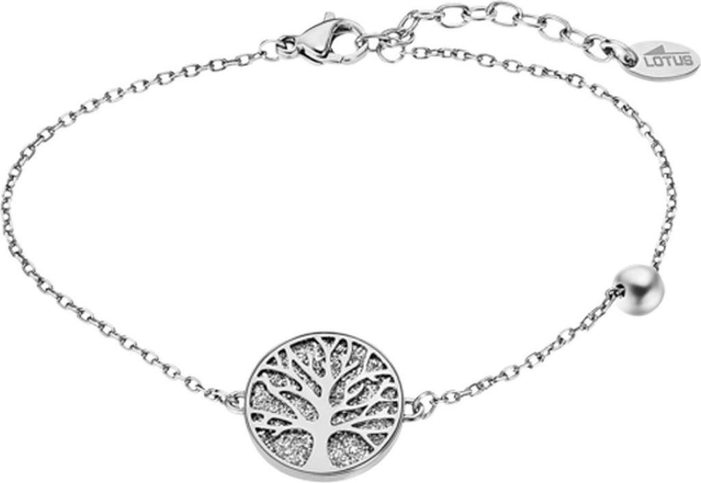 Lotus Style Damen Armband Edelstahl Lebensbaum silber LS2225-2/1