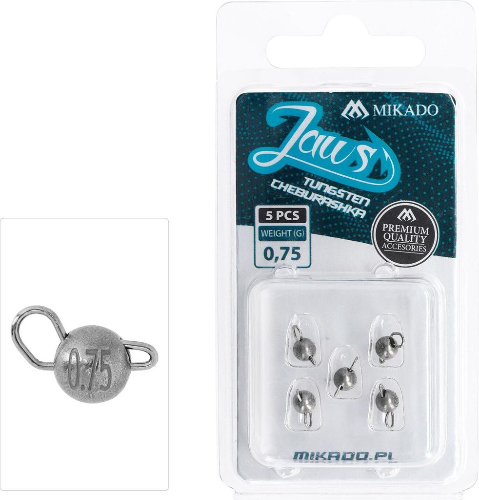 CHEBURASHKA - TUNGSTEN JAWS 3 g - Packung mit 3 Stück.
