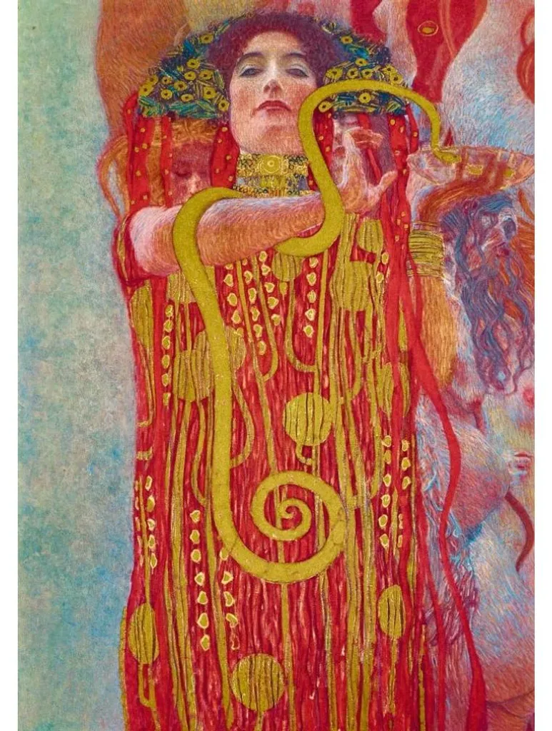 Puzzle Klimt Hygieia 1000 pièces : pièces solides et découpe parfaite