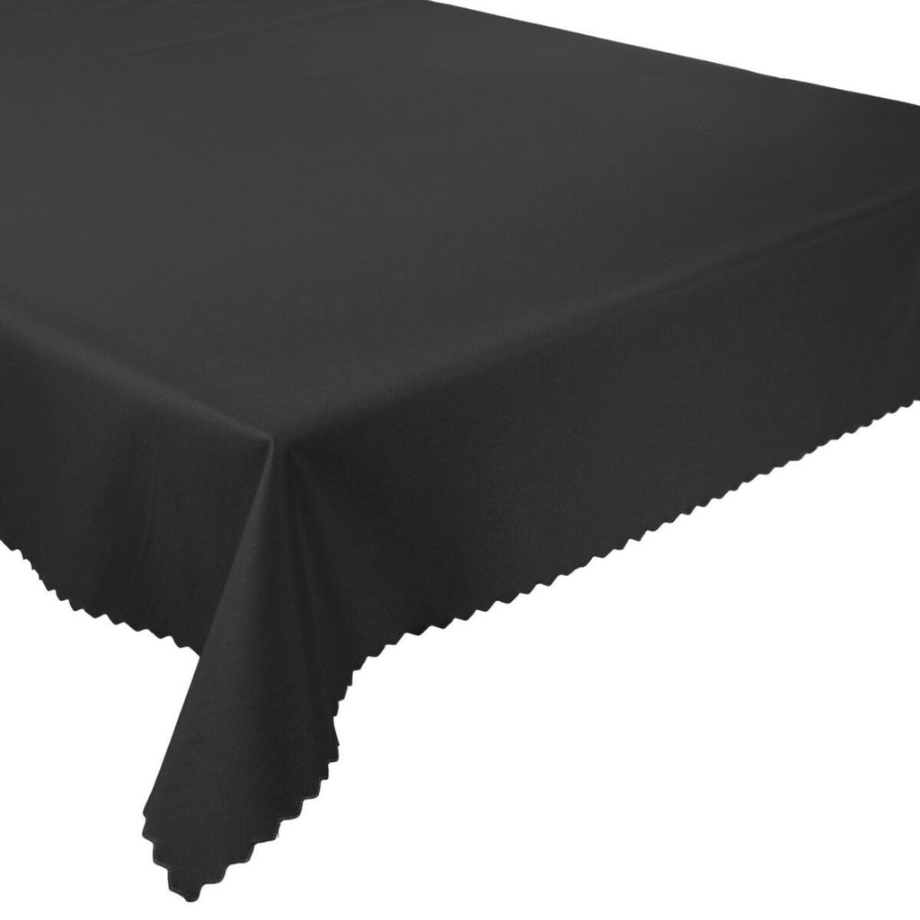 Gartentischdecke Wasserdichte Polyester Schwarz 140x180 cm