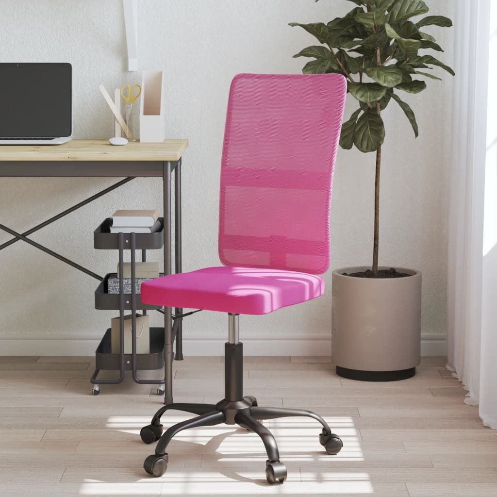 Schlichtes Bürostuhl Höhenverstellbar Rosa Netzstoff - Bürostühle DE2727139 1parcel