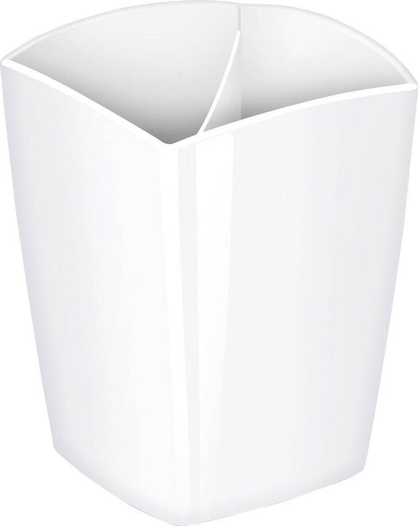 CEP Stifteköcher GLOSS 2 Fächer weiss