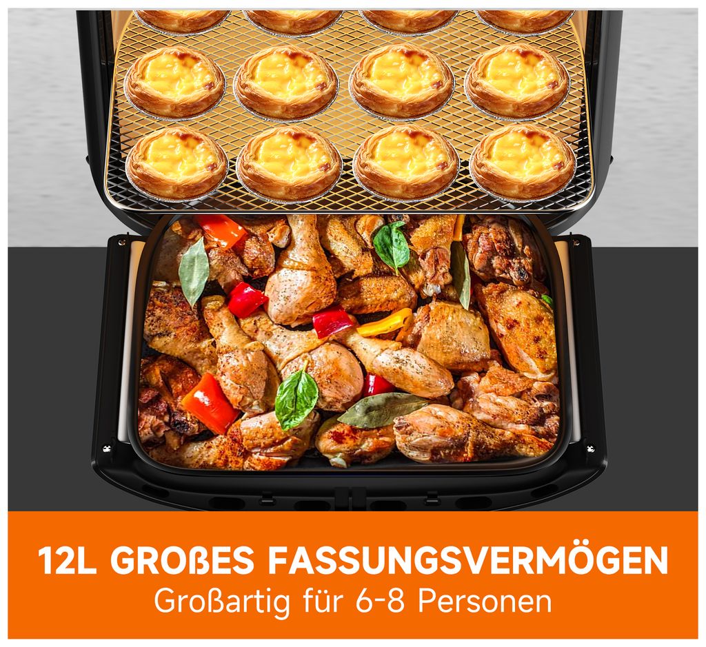 Scheffler Heissluftfritteuse 12 Liter Produktbild 6