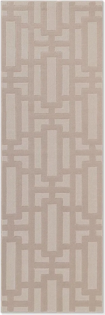 Tapis de Passage Elle Decoration Perles Beige 80x240 cm Design Moderne