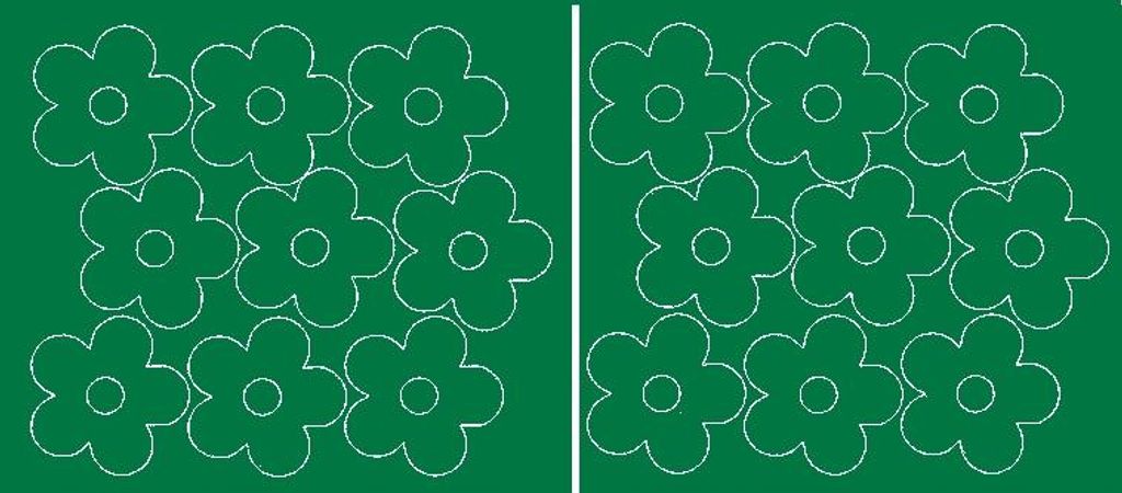 Wand- und Fensteraufkleber mit Blumenmotiv, 18 Stück, grün glänzend