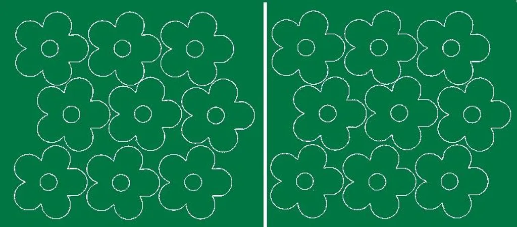 Adesivi Parete Fiori 18 Pezzi Verde Opaco - Kit Restyling Rapido