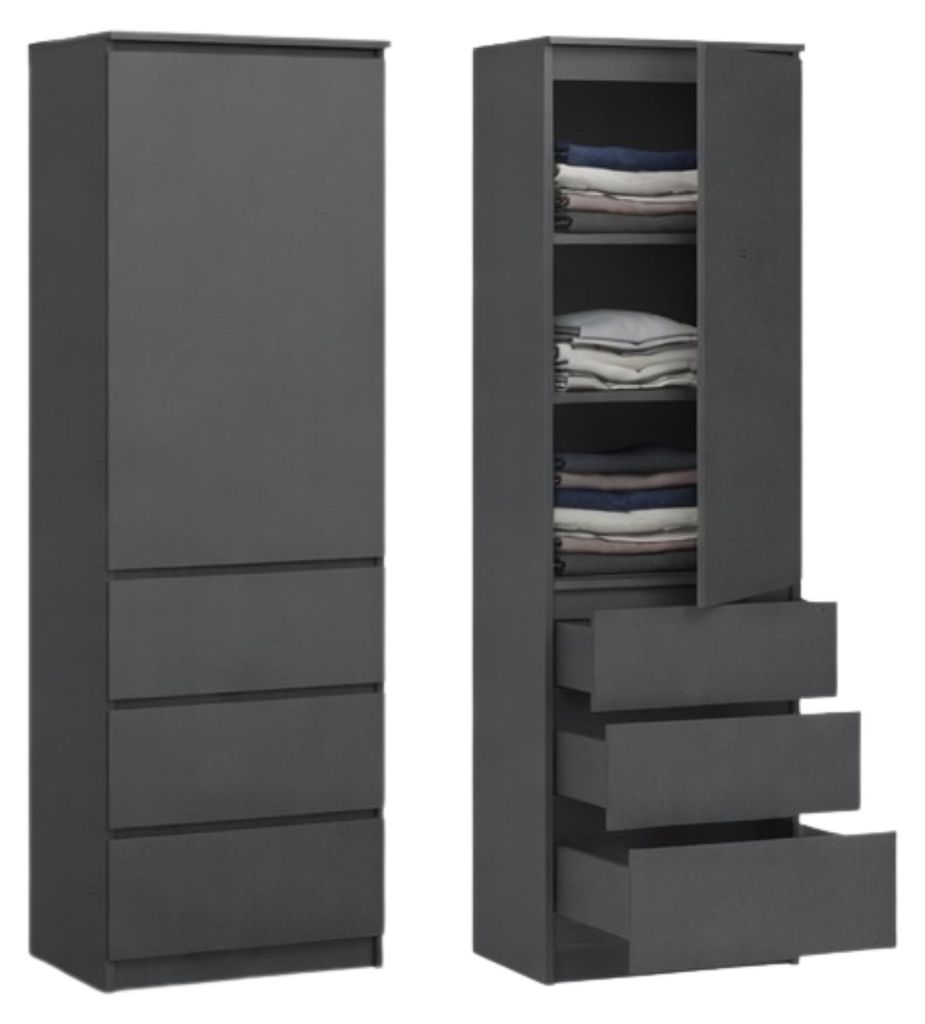 Kleiderschrank, Garderobenschrank, Mehrzweckschrank mit 3 Produktbild 