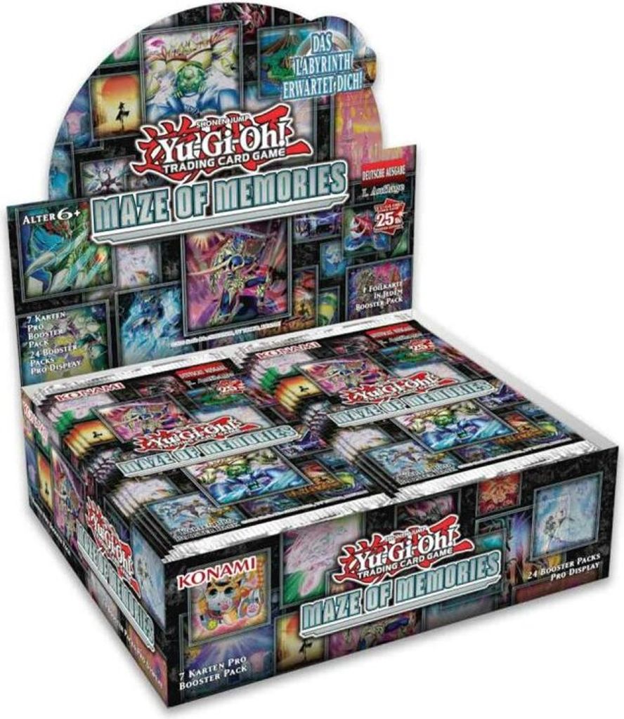 Yu Gi Oh! Booster-D-Maze of Memories 24-er Display 24 Pack Immagine del prodotto 
