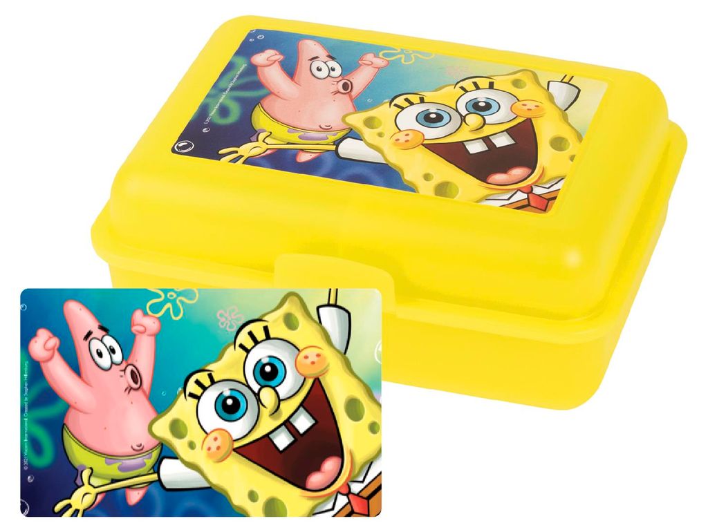 Spongebob Schwammkopf Brotdose - Spongebob und Patrick Produktbild 