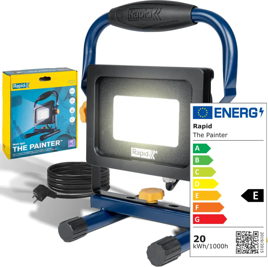 Projecteur LED 20W THE PAINTER Rapid Tools pour travaux de rénovation