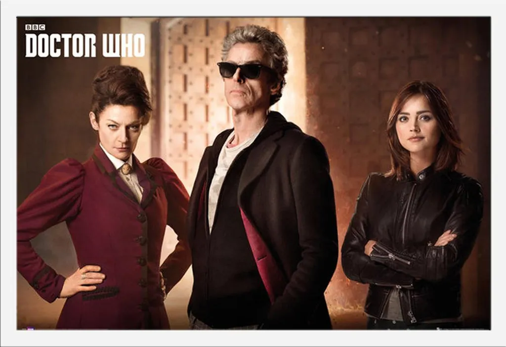Regalo Doctor Who: Poster Iconico + Cornice Shinsuke Maxi MDF Bianca