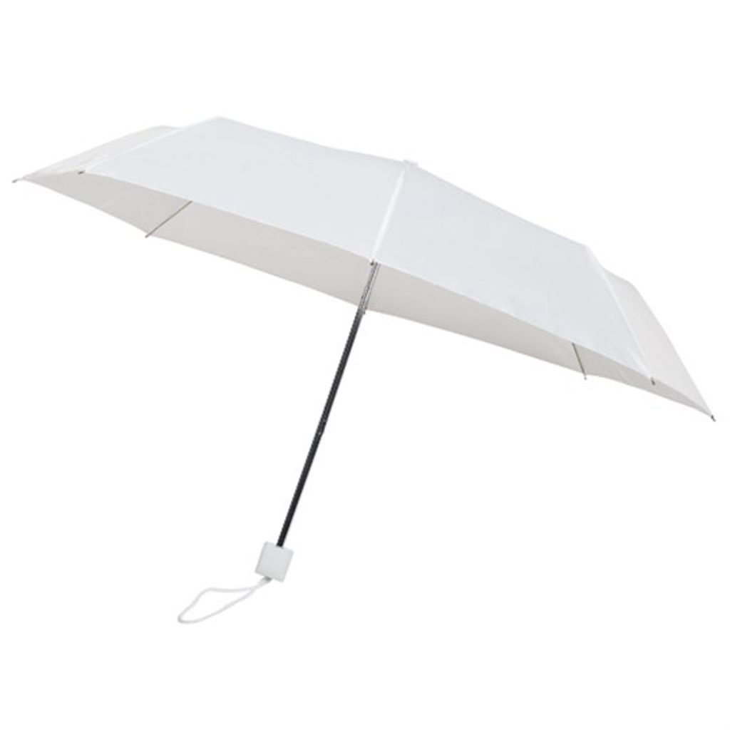 IMPLIVA Regenschirm WEIß leicht bequem klein 90 cm Damen Produktbild 