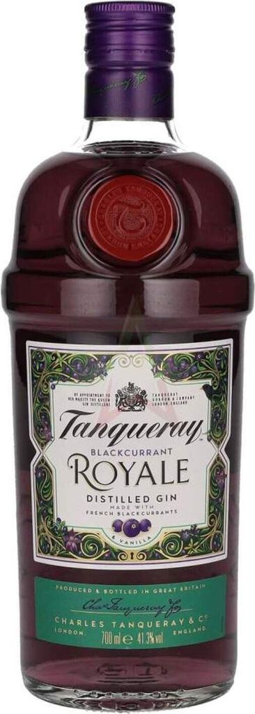 Tanqueray Blackcurrant ROYALE Distilled Gin 41,3 % 0,70 lt.