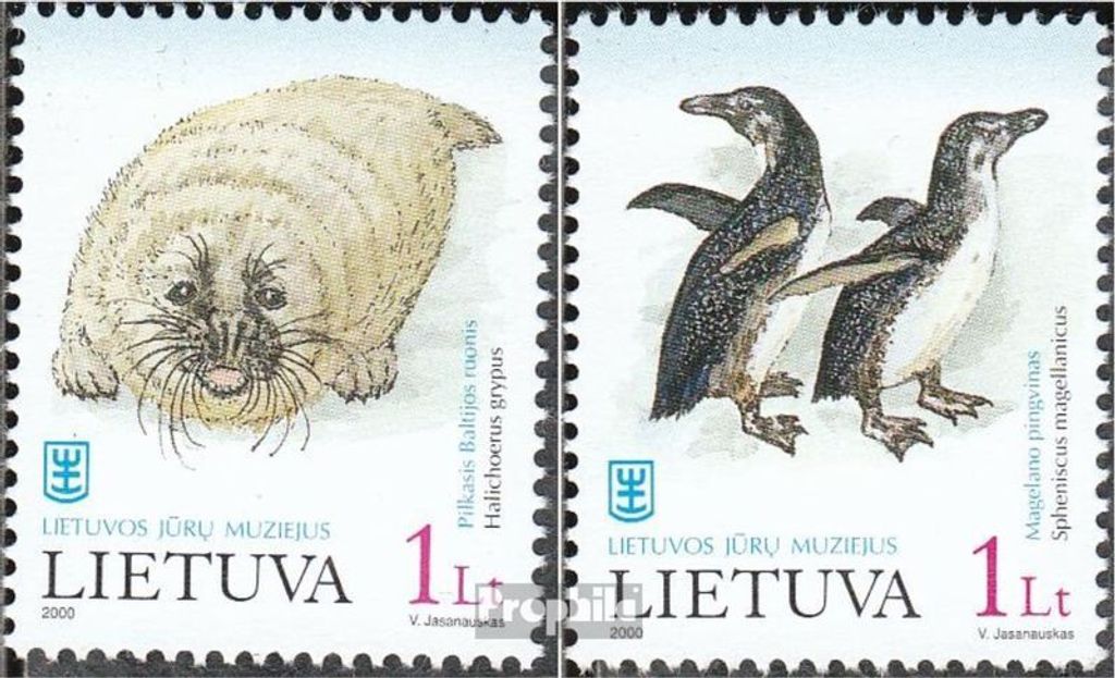 Briefmarken Litauen 2000 Mi 733-734 (kompl.Ausg.) postfrisch Meeresmuseum