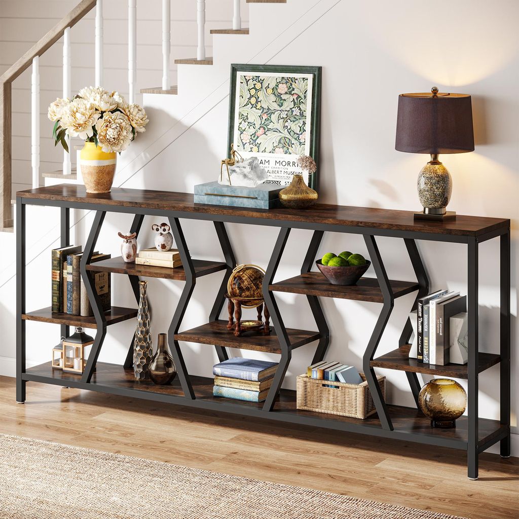 Tribesigns console tafel van 180 cm met 4 niveaus van Productafbeelding 