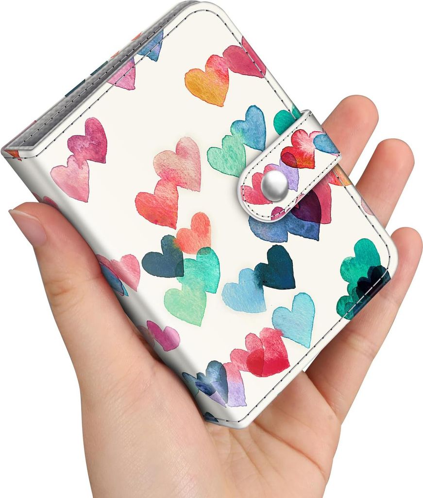 Fintie Mini Fotoalbum für 2x3 Zoll Filme - 52 Taschen kleine Alben für Fujifilm Instax Mini Sofortbildkamera/Polaroid Hi-Print Bilder, Kpop Fotok...