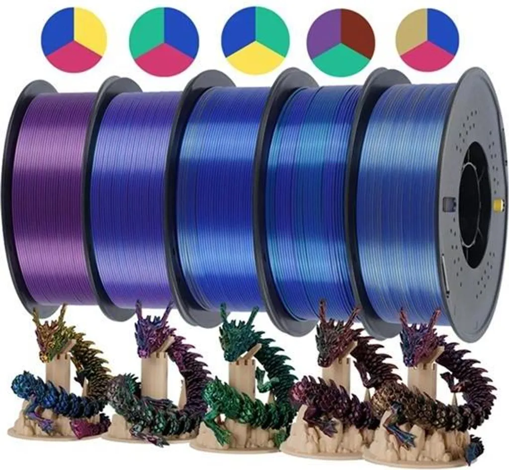 Filament impression 3D soie haute précision pour décoration 5KG